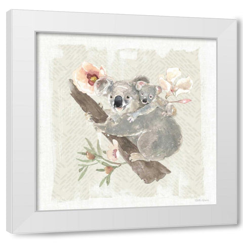 Aussie Love VII White Modern Wood Framed Art Print by Grove, Beth