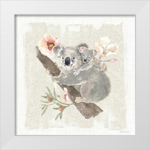 Aussie Love VII White Modern Wood Framed Art Print by Grove, Beth