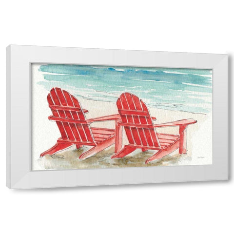 In the Moment No Words White Modern Wood Framed Art Print by Audit, Lisa