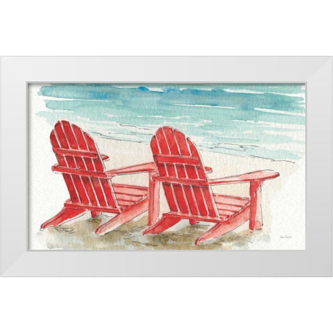 In the Moment No Words White Modern Wood Framed Art Print by Audit, Lisa