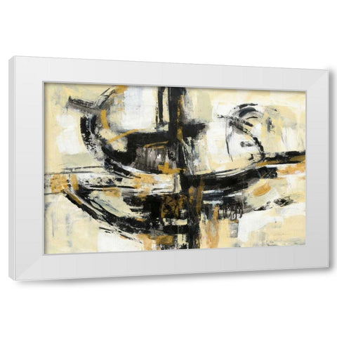 Concept White Modern Wood Framed Art Print by Vassileva, Silvia