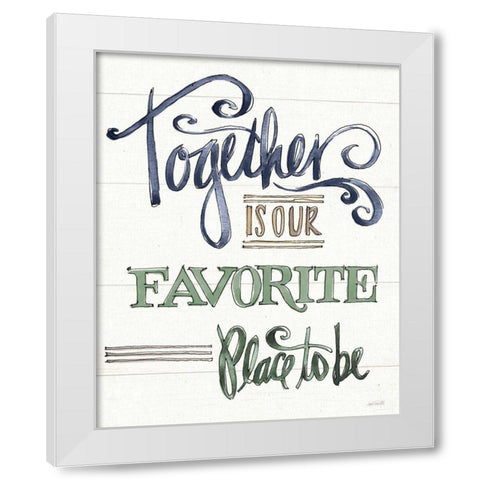 Country Love VI White Modern Wood Framed Art Print by Tavoletti, Anne