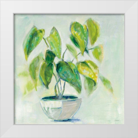 Indoor Happiness Neutral White Modern Wood Framed Art Print by Schlabach, Sue