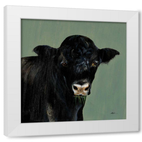 Farm Team I Sage White Modern Wood Framed Art Print by Ducklow, Patsy
