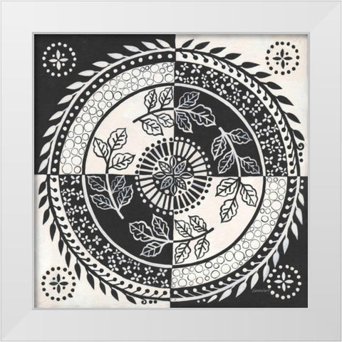 Hemma II BC White Modern Wood Framed Art Print by Lovell, Kathrine