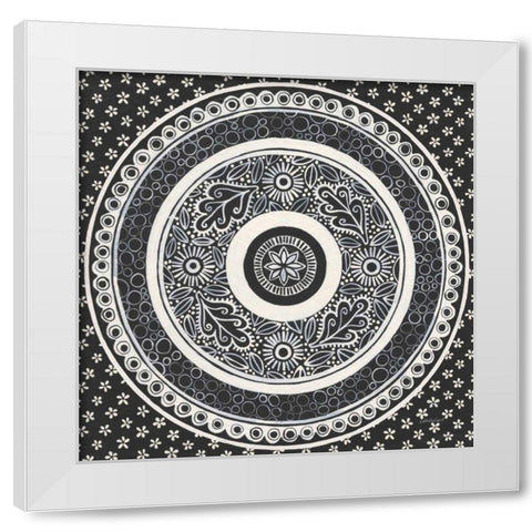 Hemma III BC White Modern Wood Framed Art Print by Lovell, Kathrine