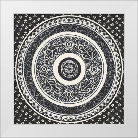 Hemma III BC White Modern Wood Framed Art Print by Lovell, Kathrine