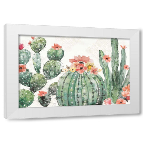 Sweet Southwest I White Modern Wood Framed Art Print by June, Dina