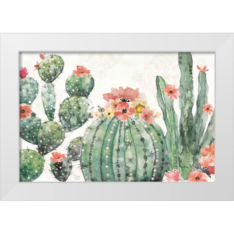 Sweet Southwest I White Modern Wood Framed Art Print by June, Dina