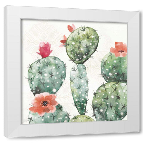 Sweet Southwest III White Modern Wood Framed Art Print by June, Dina