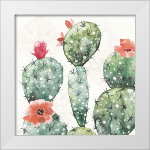 Sweet Southwest III White Modern Wood Framed Art Print by June, Dina