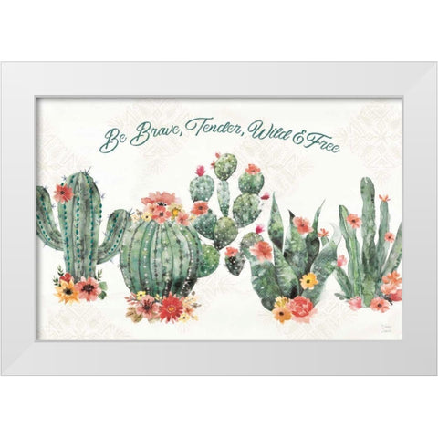 Sweet Southwest VIII White Modern Wood Framed Art Print by June, Dina