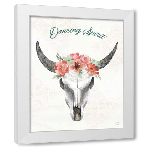 Sweet Southwest XV White Modern Wood Framed Art Print by June, Dina