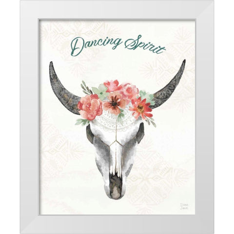 Sweet Southwest XV White Modern Wood Framed Art Print by June, Dina