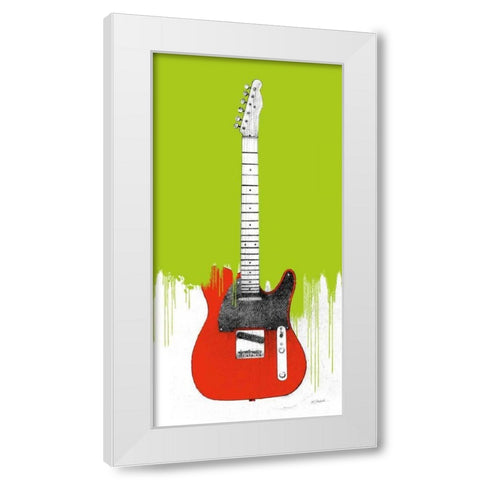 Garage Band I Paint White Modern Wood Framed Art Print by Schick, Mike
