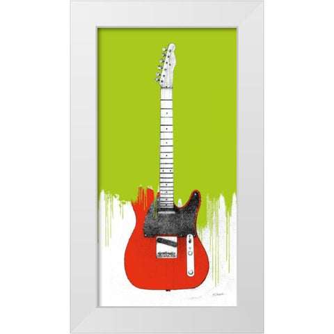 Garage Band I Paint White Modern Wood Framed Art Print by Schick, Mike
