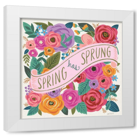 Spring Has Sprung I White Modern Wood Framed Art Print by Tavoletti, Anne