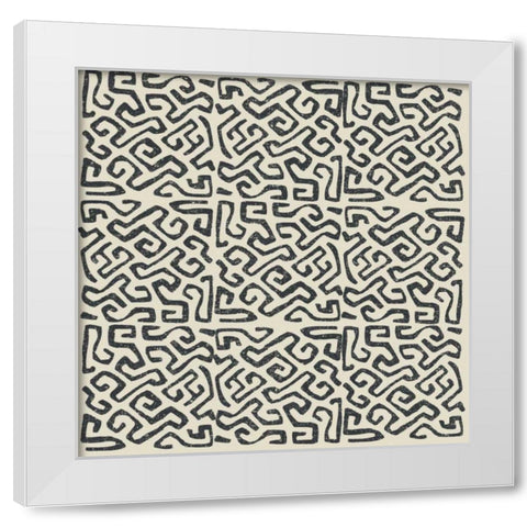 Kuba Play I Neutral White Modern Wood Framed Art Print by Warrick, Cheryl
