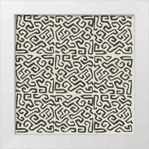 Kuba Play I Neutral White Modern Wood Framed Art Print by Warrick, Cheryl