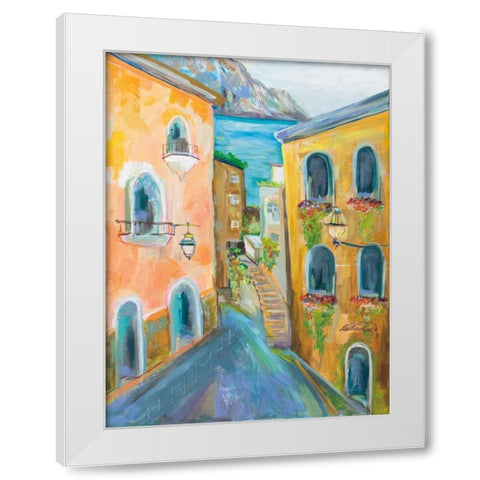 Positano I White Modern Wood Framed Art Print by Vertentes, Jeanette