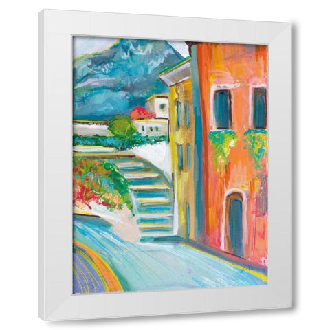 Positano II White Modern Wood Framed Art Print by Vertentes, Jeanette