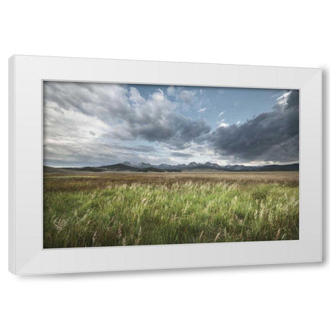 Sawtooth Mountains Idaho White Modern Wood Framed Art Print by Majchrowicz, Alan