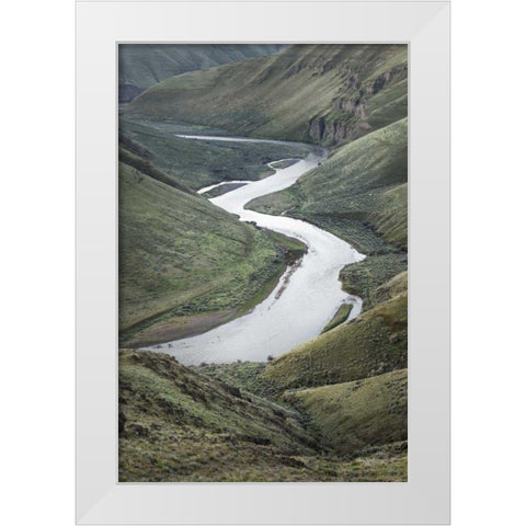 John Day River Oregon II White Modern Wood Framed Art Print by Majchrowicz, Alan