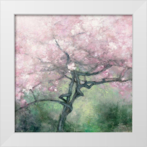 Blooming Apple Tree White Modern Wood Framed Art Print by Purinton, Julia