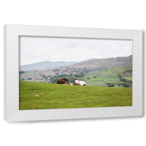 Lake District III White Modern Wood Framed Art Print by Marshall, Laura