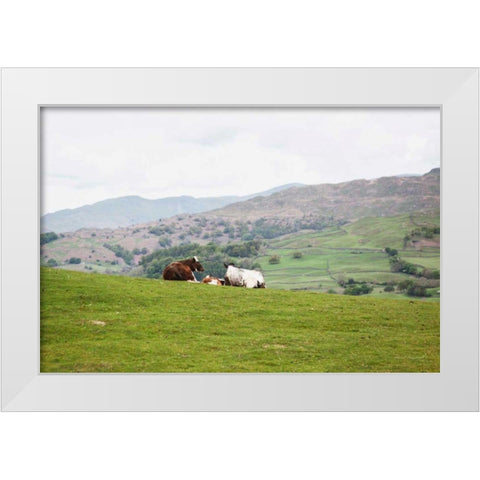 Lake District III White Modern Wood Framed Art Print by Marshall, Laura