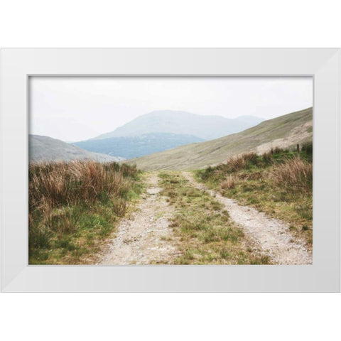Scottish Highlands I White Modern Wood Framed Art Print by Marshall, Laura