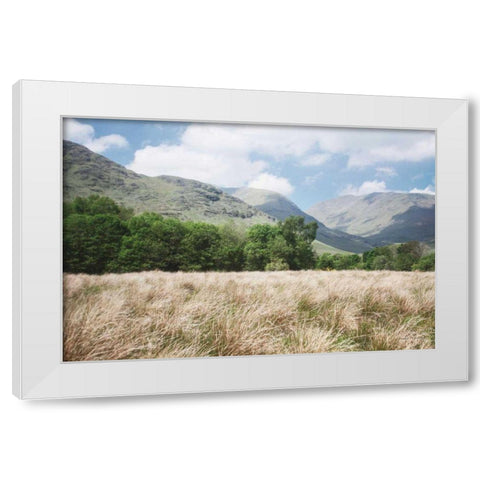 Scottish Highlands III White Modern Wood Framed Art Print by Marshall, Laura