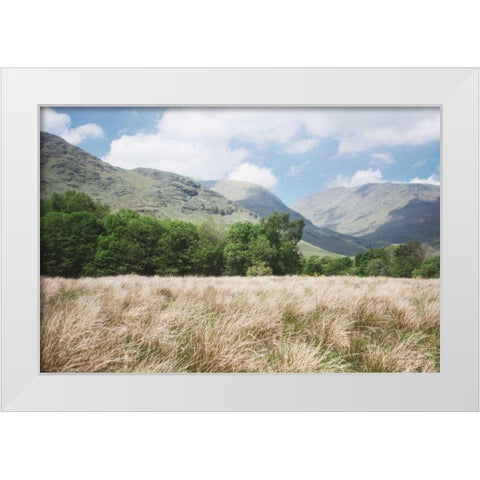 Scottish Highlands III White Modern Wood Framed Art Print by Marshall, Laura