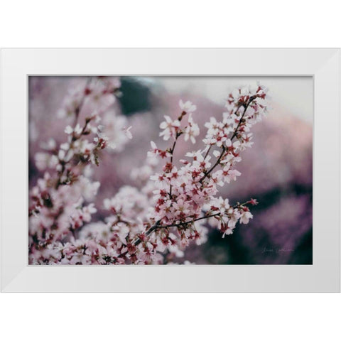 Cherry Blossom White Modern Wood Framed Art Print by Catterall, Elise