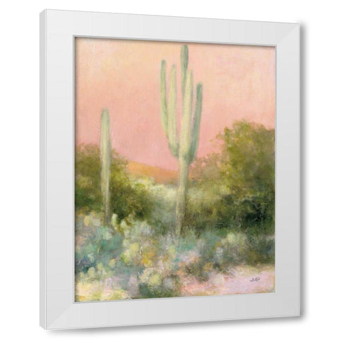 Sunrise Desert II White Modern Wood Framed Art Print by Purinton, Julia