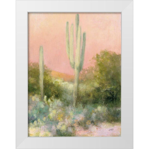 Sunrise Desert II White Modern Wood Framed Art Print by Purinton, Julia