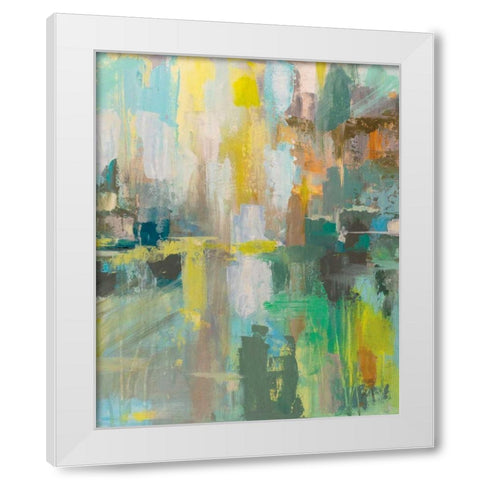 Reflection II White Modern Wood Framed Art Print by Vertentes, Jeanette