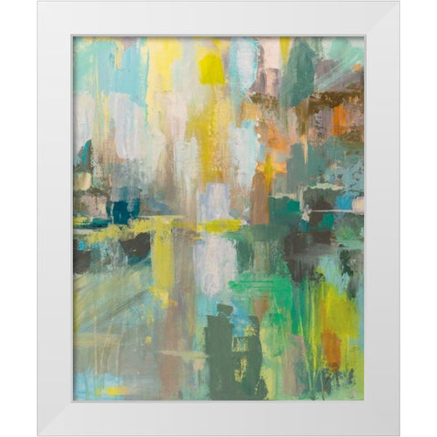 Reflection II White Modern Wood Framed Art Print by Vertentes, Jeanette