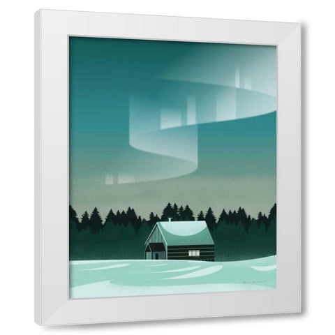 Finland I No Words White Modern Wood Framed Art Print by Escalante, Omar