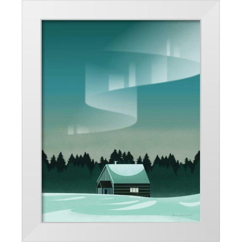 Finland I No Words White Modern Wood Framed Art Print by Escalante, Omar