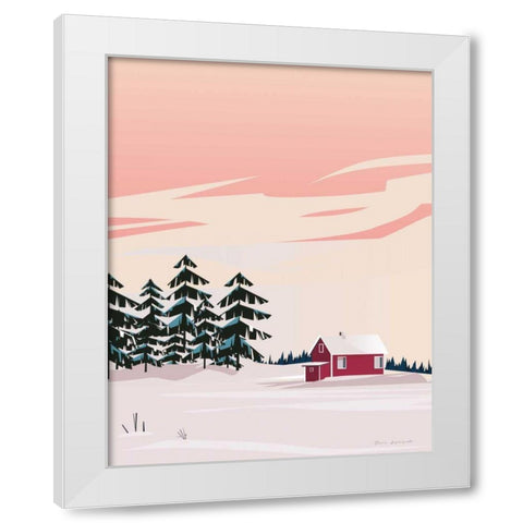 Finland II No Words White Modern Wood Framed Art Print by Escalante, Omar