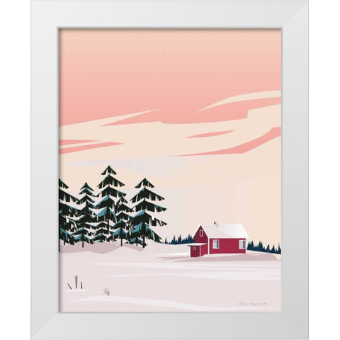 Finland II No Words White Modern Wood Framed Art Print by Escalante, Omar