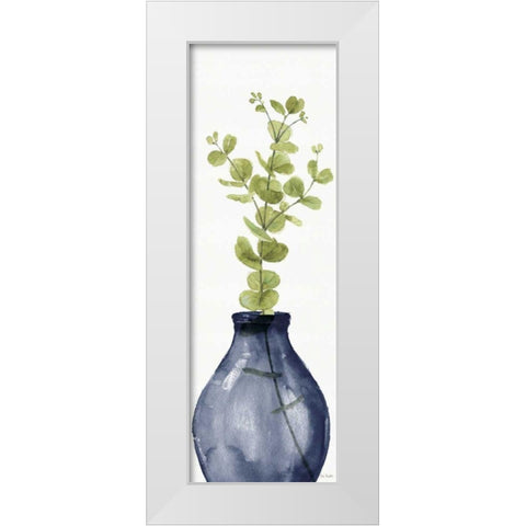Mixed Greenery II Navy White Modern Wood Framed Art Print by Audit, Lisa