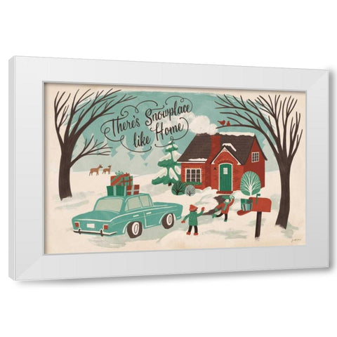 Winter Bliss I White Modern Wood Framed Art Print by Penner, Janelle