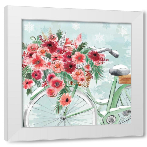 Holiday Ride VI White Modern Wood Framed Art Print by June, Dina