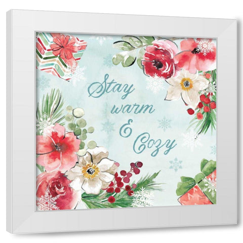 Holiday Ride VII White Modern Wood Framed Art Print by June, Dina