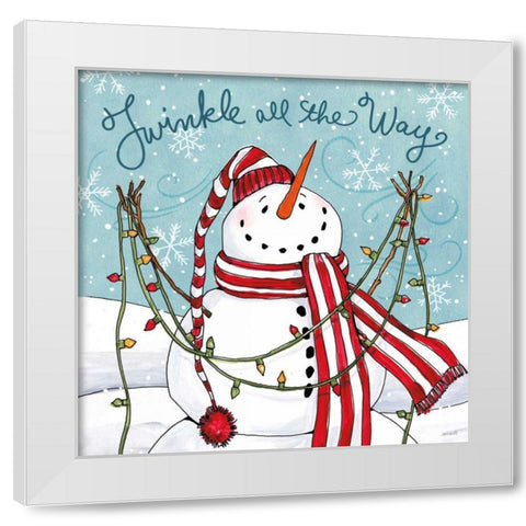 Snowplace Like Home II White Modern Wood Framed Art Print by Tavoletti, Anne