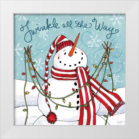 Snowplace Like Home II White Modern Wood Framed Art Print by Tavoletti, Anne