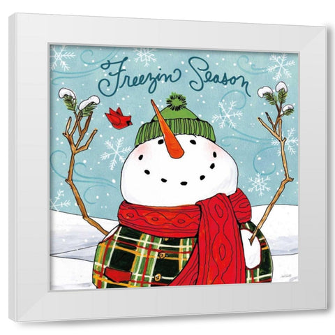 Snowplace Like Home III White Modern Wood Framed Art Print by Tavoletti, Anne