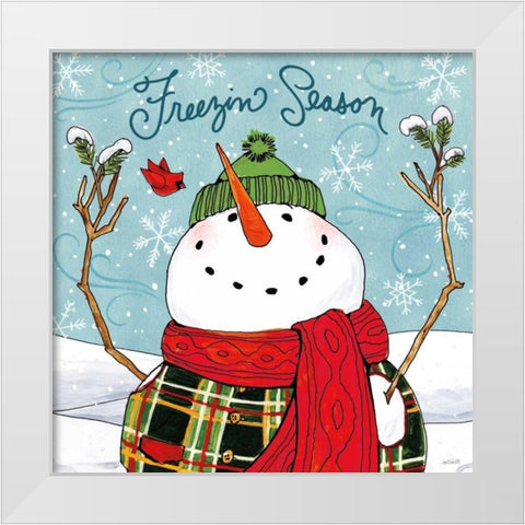Snowplace Like Home III White Modern Wood Framed Art Print by Tavoletti, Anne